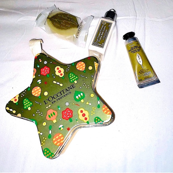 L'OCCITANE Other - NEW/GREAT GIFT L’Occitane 3-Piece Gift Set In Christmas Star Tin